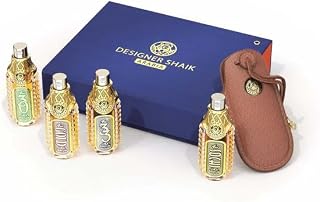 Petite Perfume Collection for Women 4ml x4 – Arabian Fragrance Gift Set with Gold, No.33, No.30 & Sochi Onyx, Floral Oriental Travel Perfume Bottle Discovery Set