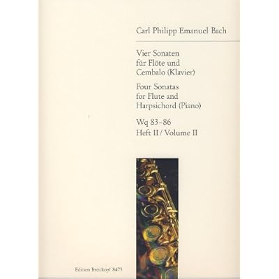 BACH C.P.E. - Sonatas (4) Vol.2&ordm;