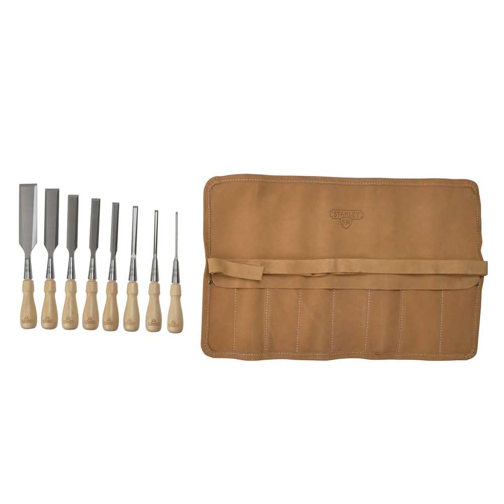 Stanley Sweet Heart - Pack de 8 formones (3, 6, 10, 12, 16, 18, 25, 32 mm)