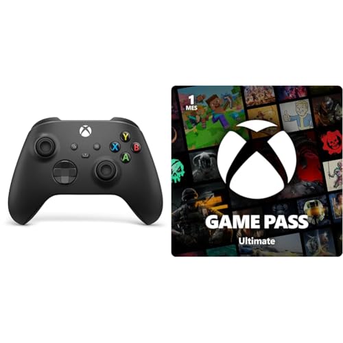 Xbox Mando Carbon Black + Game Pass Ultimate | Suscripción de 1 mes
