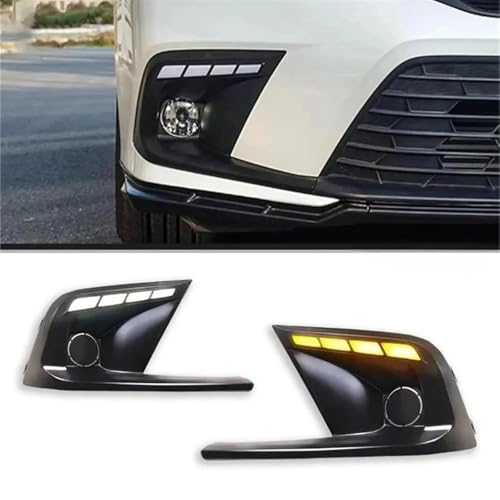 Parrilla de coche con intermitentes ámbar y luces LED para Civic 11.ª Generación 2