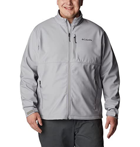 Columbia Casaco masculino Ascender softshell resistente à água e ao vento - Columbia cinza, pequeno