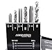 Accusize Industrial Tools U.N.F. 18 Pc H.S.S. Tap and Drill Set, 0001-0050