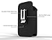 AGOZ Carrying Holster for CAT S22 Flip Phone, Rugged Vertical Case Pouch Cover with Metal Clip Belt Loops,Card Holder