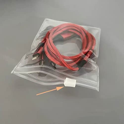 image for Rikyo 100 Self Seal PVC Pack Zipper Lock Bags,Clear Jewelry Anti Oxida