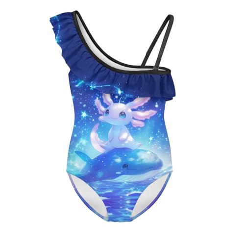 Image of Yzaoxia Girls Swimsuits One Piece Bathing Suit Sleeveless Gymnastics Swimwear for Kids 3-14Y