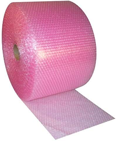 TotalPack roll of Quality Anti Static Bubble wrap Blue, Green, Pink, Red Strong and Protective Ideal for House Moving and removals (Pink, 750mm x10m)