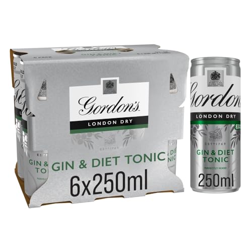 Gordons Gin & Diet Tonic 6 x 250ml