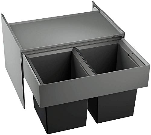 BLANCO Select Compact 60/2 - Sistema de separación de residuos para armario inferior de 60 cm con caldera o sistemas de tratamiento de agua