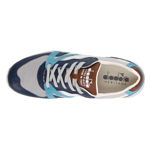 Diadora Mens N9000 2030 Italia Lace Up Sneakers Shoes Casual - Blue, Grey4