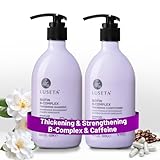 Luseta B-Complex Shampoo & Conditioner Set for Hair Strengthening, Routine shampoo and Conditioner for Women, Biotin Shampoo for Thinning Hair for Women and Men All Types 2 x 16.9oz