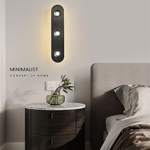 Plafonnier LED long 3 ou 4 têtes éclairage moderne noir haute efficacité - 5