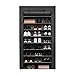 Meerveil Armoire à Chaussures Etagères de Rangement Armoire en Tissus Rangement de Chaussures Étanche Étagères à Chaussures 9 Couches Noir (avec Housse)