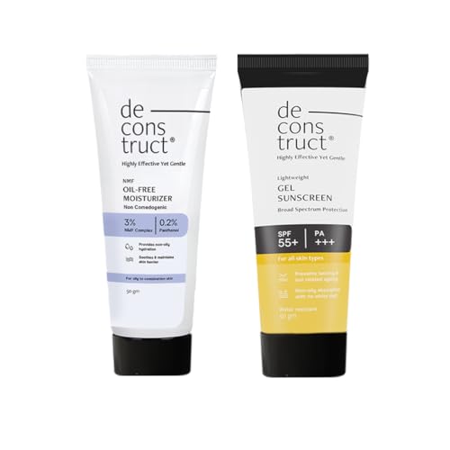 Deconstruct Hydration & Defense Combo: Oil-Free Moisturizer & No White Cast SPF 55+ | Get Glowing...