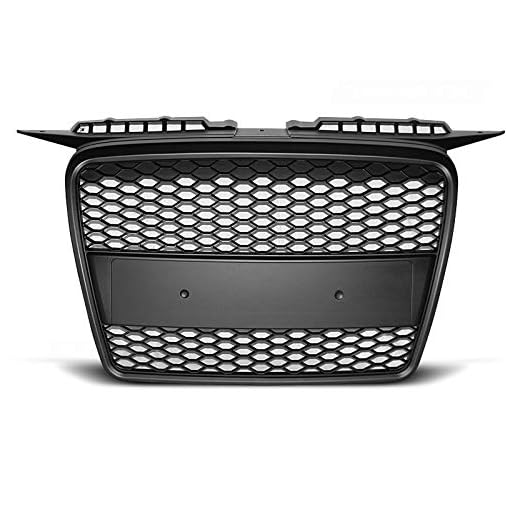 CALANDOR GRILL AUDI A3 RS-TYPE 06.05-03.08 MATE NEGRO