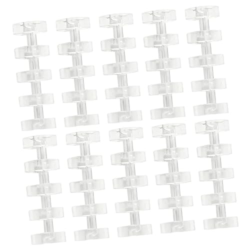 ARTIBETTER 60pcs Creative Stationery Supplies Loose Leaf Binder Binder Ring Material for Students