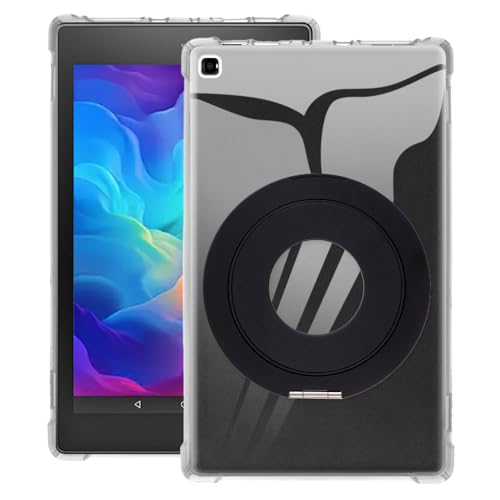Funda para Amazon Fire HD 8 2016 transparente con soporte de mesa