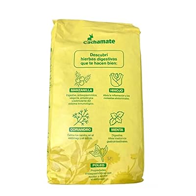 Cachamate Digestive Herbs Yerba Mate 2.2 lb/Yerba Mate Cachamate Hierbas Digestivas 1 Kilo