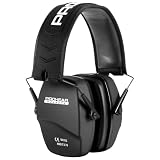 PROHEAR 016 Ear Protection Safety Earmuffs for Shooting, NRR 26dB Noise Reduction Slim Passive...