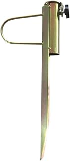 EXQUIMEUBLE 1 pç Guarda-chuva L Suportes Pesados Guarda-Chuvas Ao Ar Livre Suporte Guarda-Chuva Guarda-Chuva Âncora Areia Jardim Tenda Estacas Outdoor Teepee Guarda-Chuva Âncora de Aço Bases de Guarda-Chuvas Exteriores