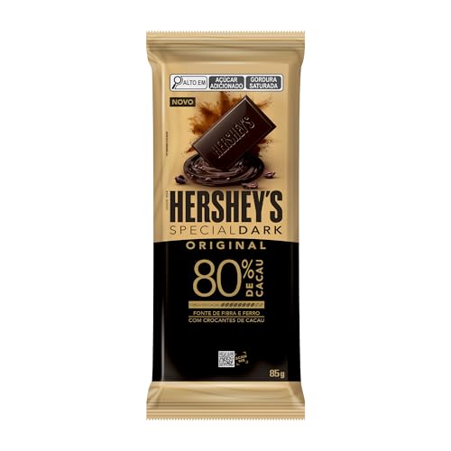 Hershey’s Barra de Chocolate Tradicional Cacau 80% Special Dark 85g