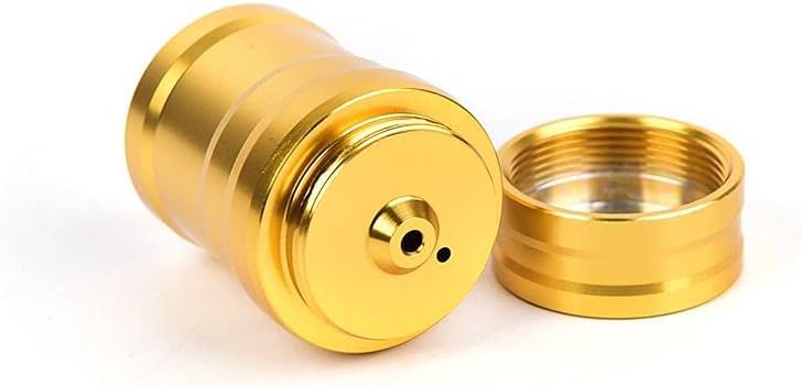 Golden Mini Alcohol Lamp Case Outdoor Portable Travel Camping Metal Stoves Tools Aluminum Alloy Alcohol Stove Camping Stoves