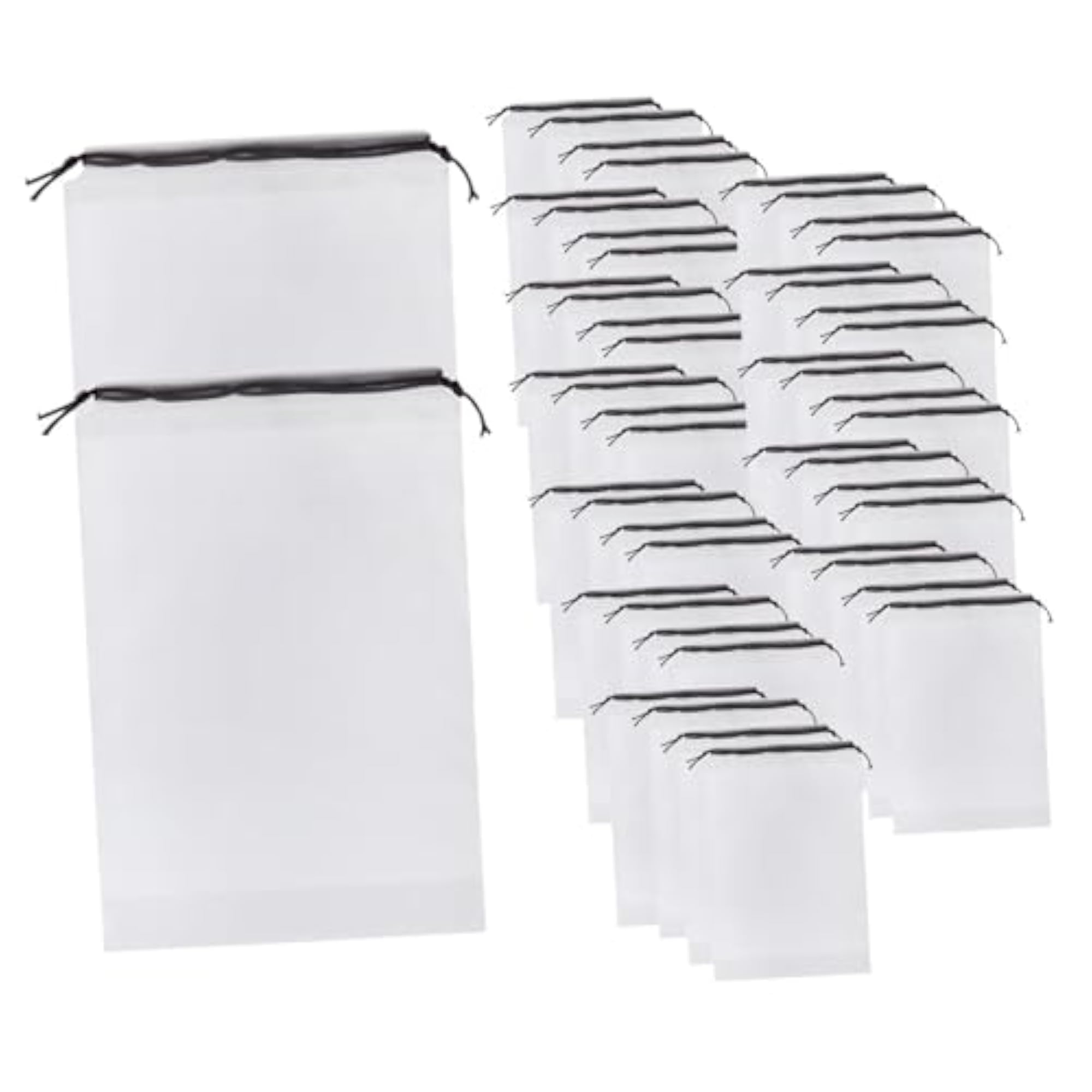 50x Portable Shoe Drawstring Bags for Travel