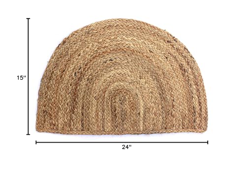 Tapete Trenzado de Yute Natural 38x61 cm miniatura 2
