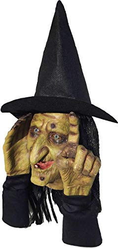 Original Scary Peeper - Tapping Witch Halloween Decorations for Indoor or Outdoor Décor for Window Peeping Tom Creepy Prank Tricks