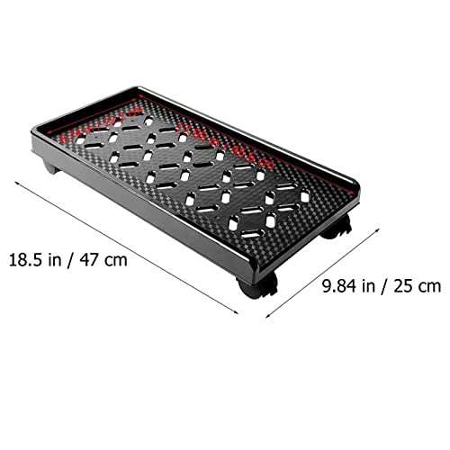 Soporte ajustable para monitor y torre de PC de escritorio - soporte móvil para CPU con ruedas de freno, negro miniatura 2