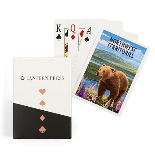 Lantern Press Naipes Póker 52 Cartas Oso Grizzly