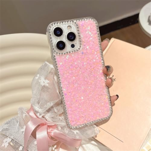 Coque iPhone 16 antichoc rose brillante en silicone TPU souple de luxe
