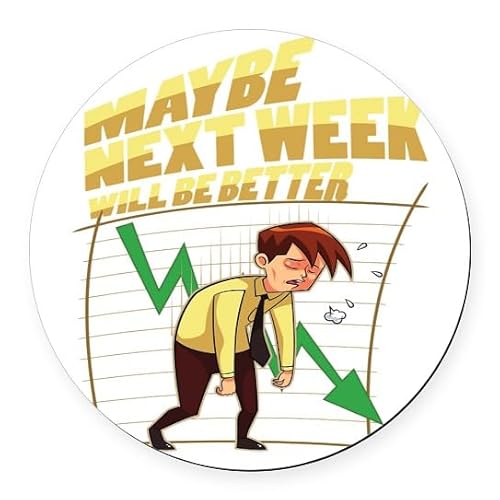 CafePress Stock Market Trader Investor CAPI 5.5" Round Car Magnet Magnetic Bumper Display