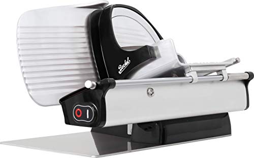 Berkel Home Line 250 Food Slicer - Black | 10' Blade | Compact Meat Slicer for Prosciutto, Cold Cuts, Cheese, Fruits and Veggies | Stylish Kitchen Appliance for Home | Designed in Italy