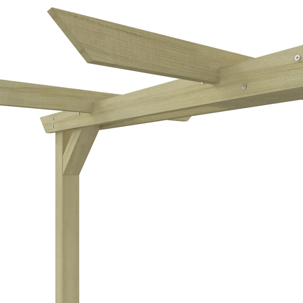 vidaXL Legno di Pino Impregnato Pergola da Giardino Pergolato Supporto Piante