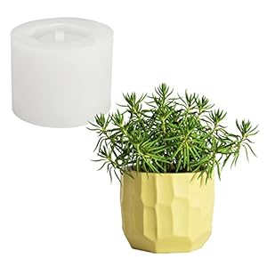 NICOLE Silikon Blumentopf Gießform für Beton