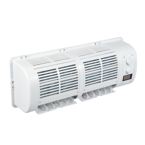 12V DC Portable Car Air Conditioner Split System with LCD Display - 22525 BTU/h Cooling for Trucks, RVs, Vans, Forklifts - 3 Speeds, Adjustable Temp (16-30°C), Compact Design, Low Noise