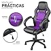 TRESKO Silla giratoria de oficina Sillón de escritorio Racing disponible en 14...