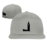 Damen Herren Snapback Kappe Big Ben-Häuser Distressed Basecap Reine Farbe Snapback Baseball Cap Mode Baseball Kappen Für Sport Reisen Angeln