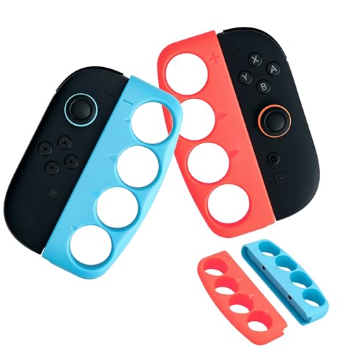 Mcbazel Joycon Fitness-Boxgriff für Nintendo Switch 2, Griff für Box-Gaming-Controller, Joypad-Griffe, Fitness-Gaming-Zubehör – Orange und Blau
