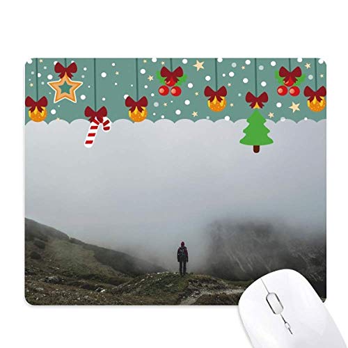 Alfombrilla de ratón de viaje de nubes de niebla para evitar saltos de cursor