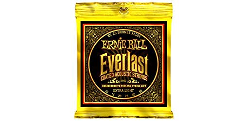 ERNIEBALL (A[j[{[) AR[XeBbNM^[ EVERLAST COATED 80/20BRONZE EXTRA LIGHT