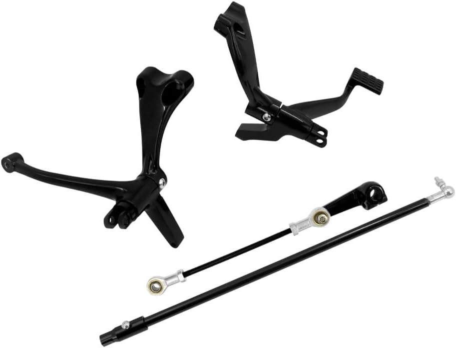 Motorcycle Forward Controls Kit Without FootPeg Levers Linkage Set Fit For Sportster 883 1200 48 72 SuperLow Custom 2014-Up(Black 2004-2013)