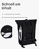 Johnny Urban Rucksack Herren & Damen Schwarz - Allen Large - Rolltop Backpack Groß für Fahrrad, Arbeit, Uni - Laptop Tagesrucksack mit Schuhfach - Wasserabweisend #5