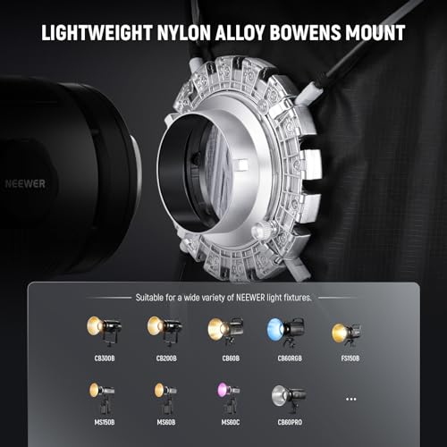Diffuseur softbox rectangulaire pliable Bowens pour projecteur vidéo LED - 6