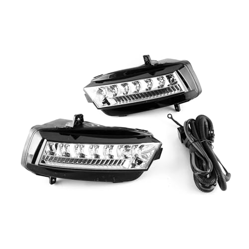 XCZPRKMXY LED DRL Daytime Running Light Front Bumper Driving Fog Lamps Assembly Accessorie Compatible With VW Golf 7 MK7 2013 2014 2015
