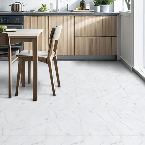 Irisroom Baldosas autoadhesivas de vinilo, impermeables para cocina, sala de estar y baño, 30 x 30 cm, 10 unidades (0,9 ㎡)