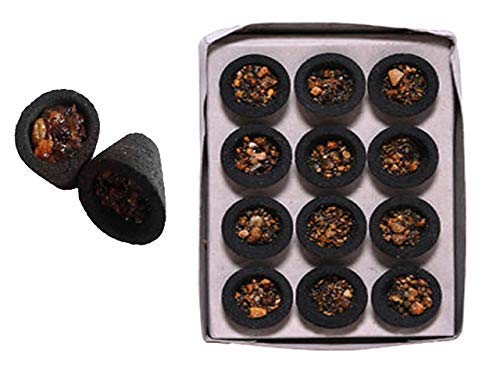 36Pcs Sambrani Dhoop Cups - Premium Cow Dung Cup Dhoop with for Aromatic Experience, Traditional Rituals, and Relaxation -Pack of 3TRAYS with Burner Plate-image-19