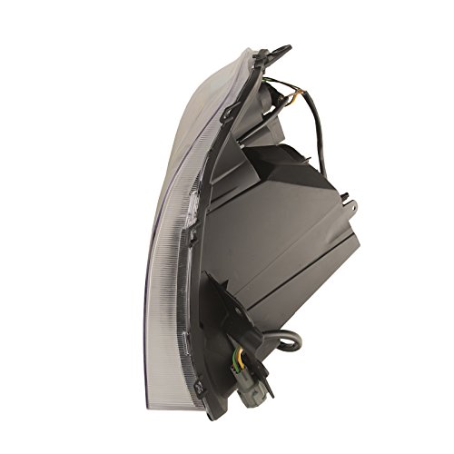 Headlightsdepot Chrome Housing Halogen Headlight Compatible With Nissan Sentra 2007-2009 Includes Right Passenger Side Headlamp #TOP2