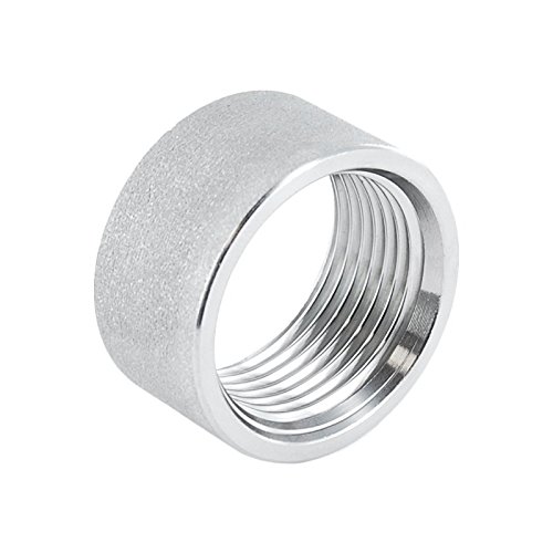 Adaptateur raccord tuyau fileté demi-longueur acier inoxydable Cover